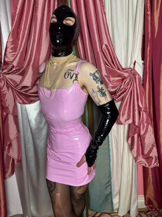 Pink PVC dress SALE