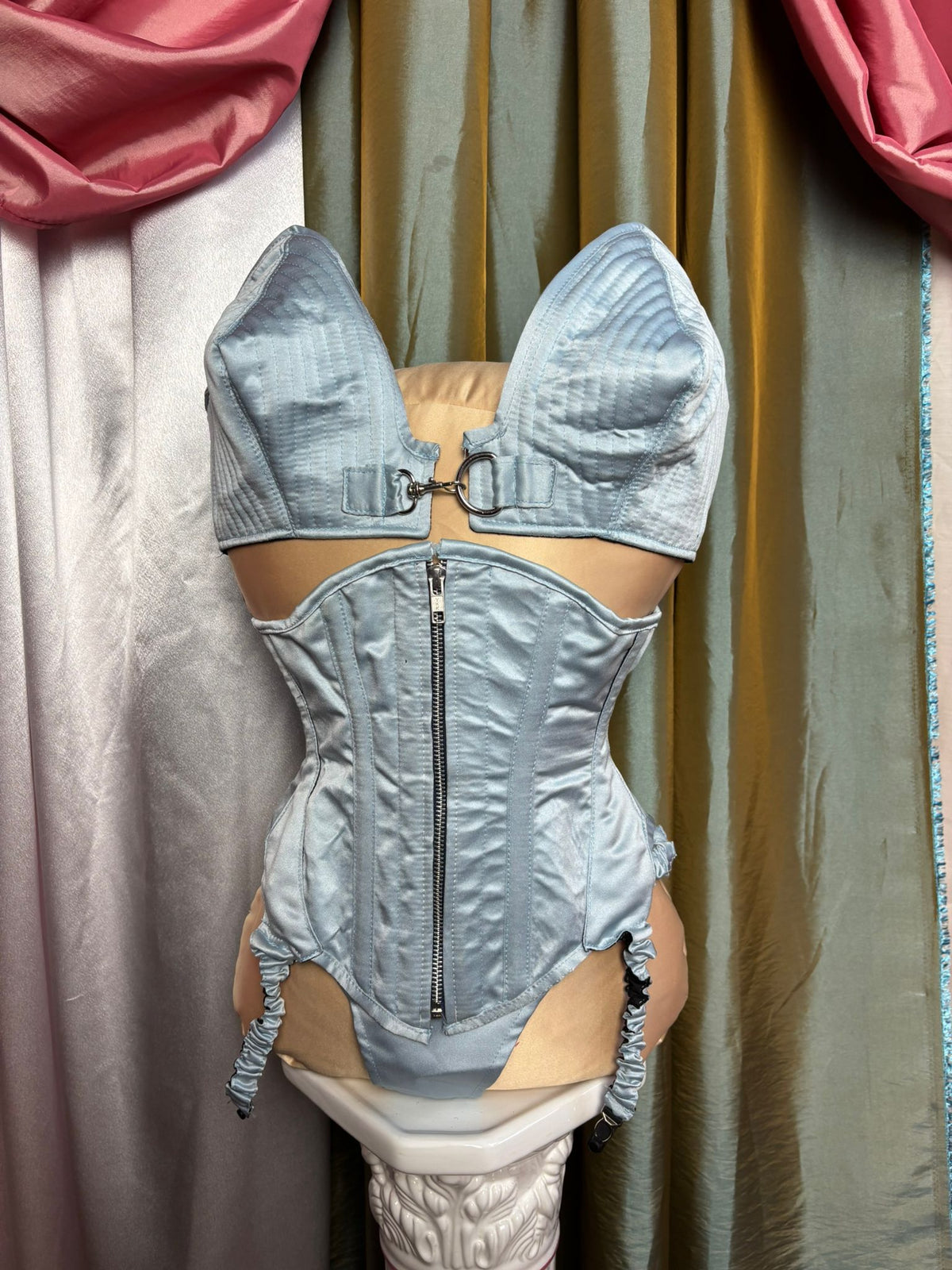 Jezebel Corset Set in Blue SALE