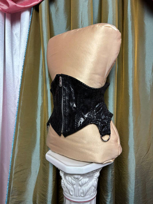 Black Snakeskin Basique Waspie SALE